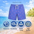 thumbnail image 2 of INGEAR Little Boys Quick Dry Beach Board Shorts Kids Swim Trunks UPF 50+ Swimsuit with Pockets, 2 of 6