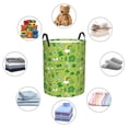 thumbnail image 4 of Sikiie St. Patrick's day1 Print Round Dirty Clothes Basket, Waterproof Standing Foldable Storage Basket, for Laundry Room, Bedroom, Bathroom Storage-Small, 4 of 6