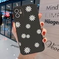 thumbnail image 3 of Funda de teléfono con diseño de margaritas para iPhone 13, funda para iPhone 11, 12, 14, 15 Pro Max, 12, 13 Mini, XR, X, XS, 6, 7, 8 Plus, SE, carcasa trasera de silicona suave, 3 of 5