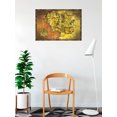 thumbnail image 2 of BUY ART FOR LESS Officially Licensed Lord of the Rings - Map - Art Poster - 24 x 36 Inch - Decorative Print - Poster Paper - Ready to Frame, 2 of 6