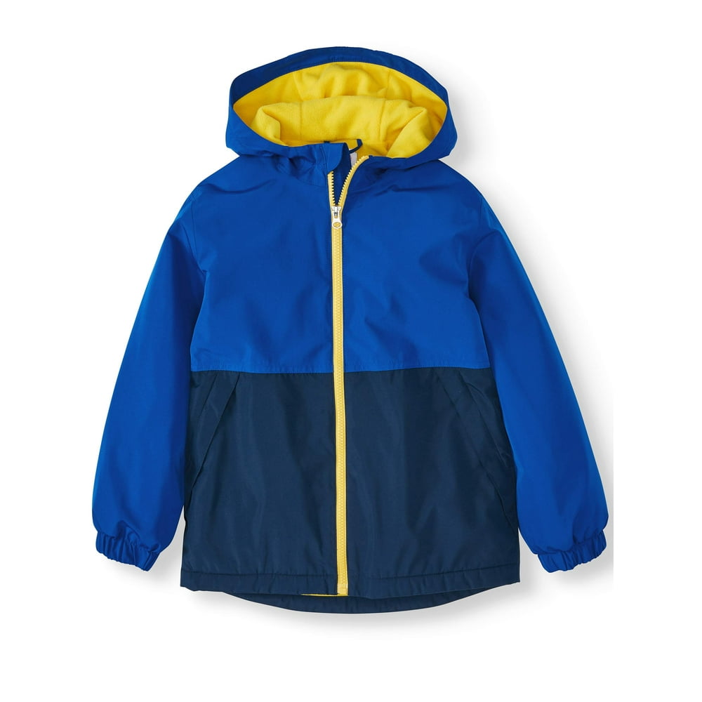 Wonder Nation Wonder Nation Fleece Lined Rain Jacket (Little Boys