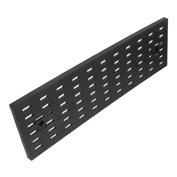 HOMEMAXS Wall Display Pegboard Perforated Board Storage Rack 41.50X13.00X1.20CM Black