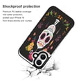 thumbnail image 2 of Compatible with iPhone 11 12 13 mini 14 15 16 Pro Max Plus Wallet Case with Card Holder, PU Leather Kickstand Card Slots Case ( Day of The Dead Dia De Los Muertos, iPhone 16), 2 of 7