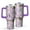 Boxer Dog Pitbull, variant on OBREWU Boston Terrier Dog and Flower Florals Tumbler with Handle and Lid,Boston Terrier Dog and Flower Florals 40oz Double Wall Vacuum Insulated Tumbler,Cups Gift for Women and Men