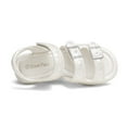 thumbnail image 3 of Dream Pairs Kids Girls Boys Summer Open Toe Sandals with Adjustable Strap Buckle Shoes Toddler/Little Kid SDSD2210K BEIGE/WHITE Size 8, 3 of 5