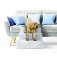 thumbnail image 3 of Pet Parade Three Step Pet Stairs - Easy Access to Beds and Couches for Pets - Easy Assembly -Removable Cover - Easy Cleaning, 3 of 4