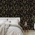 thumbnail image 5 of UMIGGEE Floral Wallpaper Peel and Stick Flower Black Wall Paper Self Adhesive Wallpaper 17.7-in x 118-in Contact Paper Removable Wallpaper for Home Decor Wall Covering Old Furniture Renovation, 5 of 8