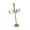 23W3184JT, variant on Yihuala Gold Color Crystal Pendants Candleholder With Multi Cups Candelabra For Festives Celebration And Dining Table