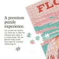 thumbnail image 5 of Lantern Press 1000 Piece Jigsaw Puzzle, Florida, Vintage Print Press, Flamingo, 5 of 5
