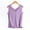 Purple, variant on ALLLIST Ladies Pajamas Summer Sleeveless Modal Sleep Tops Solid Beige Cozy Ladies Sleepwear L-2XL