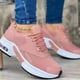 thumbnail image 2 of Zapatillas de deporte con cuña y cordones para mujer, zapatos de plataforma con amortiguación de aire, informales, a la moda, primavera y otoño, 2022, 2 of 4