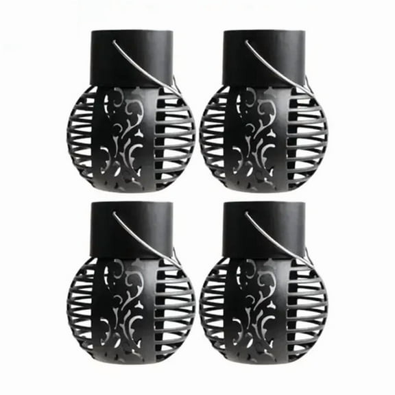 Outdoor Solar Lights Retro Lantern Lantern Lights Hanging Flame Lamp Landscape Lighting Floor Lights Garden Decor