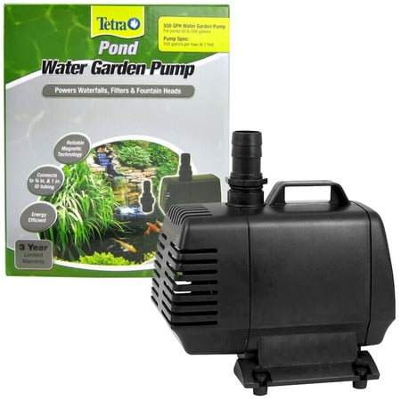 Tetra Pond Water Garden Pump Magnetic Drive Technology Submersible 550 GPH Pump