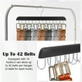 thumbnail image 5 of Topekada 2 Pack Belt and Tie Hanger for Closet,28 Hooks Wooden Belt Holder for Closet,360 Degree Rotating Tie Organizer,Belt and Tie Rack Space Saving, 5 of 8
