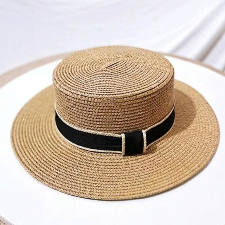 Casual Boater Flat Top Hats Dahlia Boater Hat | Women main image 4