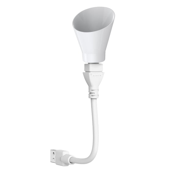 Two Color USB Bedsides Lamp Bendable Neck Portable Night Light For Dormitory Office Computer Peripherals Lighting