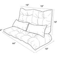 Bilot Outdoor Cushions Loveseat All Weather Chair Cushions Bench
