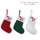 thumbnail image 1 of Calcetines de punto de copo de nieve rojo, alfabeto, medias de Navidad, colgante de árbol de Navidad, decoración para el hogar, regalos de Navidad, 1 of 4