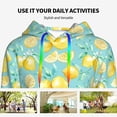 thumbnail image 4 of Haiem Yellow Lemon for Women's Fashion Hoodies & Sweatshirts with Kangaroo Pocket,Hooded Sweatshirt with Eye-catching Drawstrings-X-Large, 4 of 7