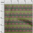 thumbnail image 1 of oneOone Cotton Silk Fabric Leaves & Floral Block Decor Fabric Printed BTY 42 Inch Wide, 1 of 4