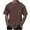 Brown T-Shirt, variant on Dagegui Men's Crewneck T-Shirt Short Sleeve Summer Casual Loose Fit Shirts Trendy Palm Tree Graphic Tee Tops Dark Gray S