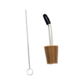 thumbnail image 4 of Tetera con boquilla para café, vertedor a prueba de goteo, tetera de acero inoxidable, boquilla de extensión para senderismo, utensilios de cocina al Marrón, 4 of 8