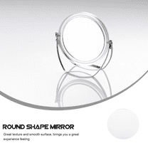 FENGGUIQU Tabletop Vanity Mirror Round Acrylic Mirror for Women in Personal Piece