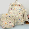 thumbnail image 3 of HUISZJ 3-In-1 School Bag Set, Cow Pattern Bookbag with Lunch Box, School Backpack Set for School Women College (Style 5), 3 of 10