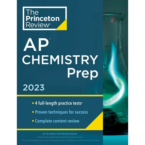 Pre-Owned Princeton Review AP Chemistry Prep, 2023: 4 Practice Tests   Complete Content Review   Strategies & Techniques (Paperback) 059345071X 9780593450710