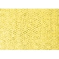 thumbnail image 1 of Ahgly Company Machine Washable Indoor Rectangle Solid Yellow Modern Area Rugs, 2' x 3', 1 of 4