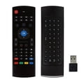 thumbnail image 2 of MX3 Air Mouse Remote with Keyboard AMGUR 2.4G Mini Wireless Keyboard Air Mouse Combos IR Learning Remote Control for Android TV Box Raspberry Pi, Mini PC, Google Smart TV Remote Mouse, 2 of 10