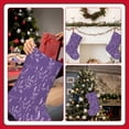 thumbnail image 7 of Sikiie Lavender Flowers Christmas Stockings,18 Inches Christmas Stockings Xmas Hanging Stockings for Family Christmas Decorations & Gifts, 7 of 7