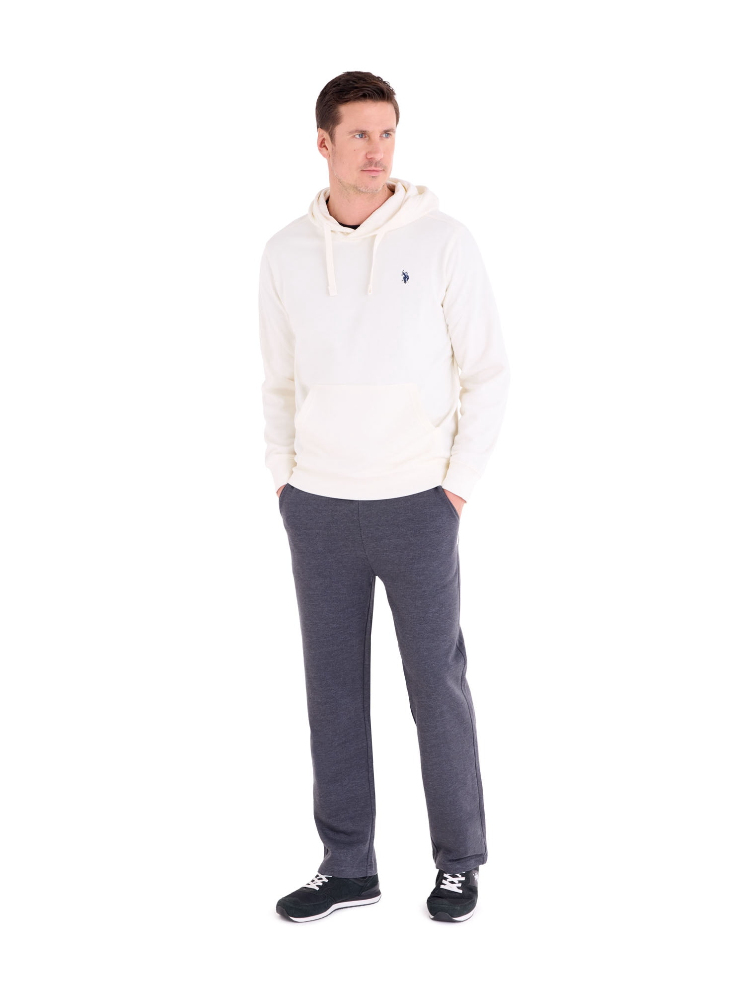 U.S. Polo Assn. Men's Everyday Open Bottom Fleece Jogger