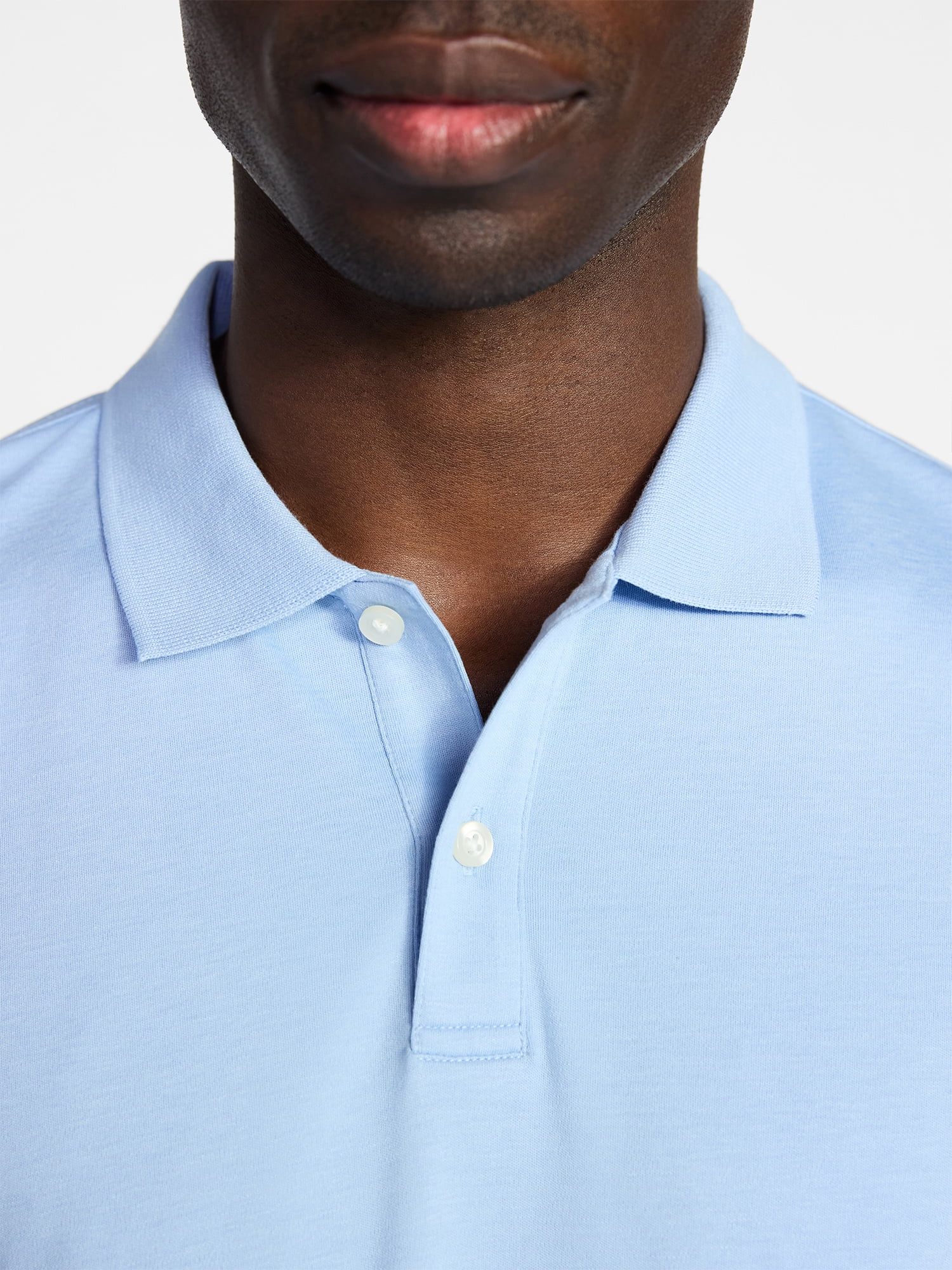George Men's and Men's Big & Tall Short Sleeve Interlock Polo Shirt, Sizes S-5XL, LT-3XLT