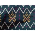 thumbnail image 4 of oneOone Cotton Cambric Fabric Paisley & Chevron Ikat Print Fabric BTY 56 Inch Wide, 4 of 4