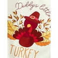 thumbnail image 6 of Toddler Baby Girl Thanksgiving Outfits 6 12 18 24Months 2t 3t 4t Turkey Long Sleeve Sweatshirt Top+ Flared Pants Headband Set, 6 of 7
