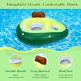 thumbnail image 4 of MoKo Inflatable Pool Float for Adults with Dual Handles, Floating Lounge Chair for Swimming Pool Floaty, Avocado, 4 of 7
