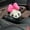 C, variant on 1*Car Cute Bowknot Panda Wiper Turn Signal Switch Ornament P Doll Decor L5F6