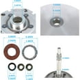 thumbnail image 2 of munirater Primary Sheave Clutch Kits Assembly Replacement for 2004-2007 Rhino 660 4x4 2002-2008 Grizzly YFM660 5KM-16611-10-00 5KM-16620-00-00 5KM-17611-00-00, 2 of 7