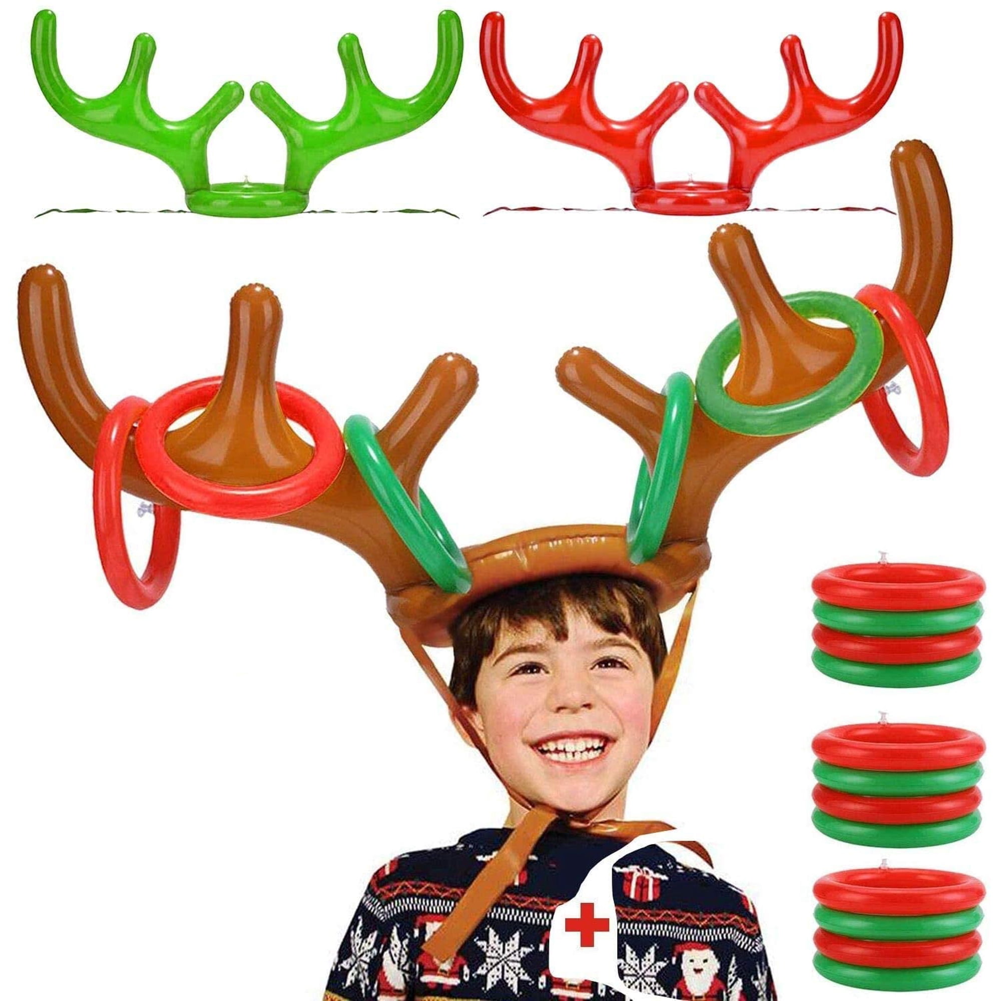 3 Pack Inflatable Reindeer Antler Hat Ring Toss Game Christmas Party Games  for Kids Adults Families Carnival Games Xmas Holiday Party Supplies |  Walmart Canada