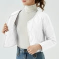 thumbnail image 2 of GigrtiJin Womens Plus Size Puffer Jackets Collarless Padded Winter Warm down Coats Casual Lightweight Outwear Coat, 2 of 8