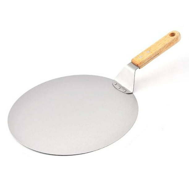 Sunrise Stainless Steel Pizza Peel with Wood Handle Pizza Paddle for