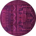 thumbnail image 1 of Ahgly Company Indoor Round Persian Pink Traditional Area Rugs, 4' Round, 1 of 4