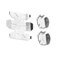 thumbnail image 2 of Almencla 3Pcs Chassis Protection Plate Front and Rear Axles Guard Stainless Steel for 1:10 RC Crawler Car Hobby Model Car Accessories, 2 of 8