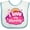 White and Blue, variant on Inktastic I Love My Mommy Girls Girls Baby Bib