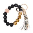 thumbnail image 3 of Wooden Bead Key Chain Bracelet with Silicone Ring for Decor Multi Color 1 Piece, 3 of 4