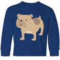 thumbnail image 3 of Inktastic Bulldog Long Sleeve Youth T-Shirt, 3 of 5