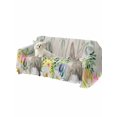 thumbnail image 2 of Easter Bunnies Couch Cover, Spring Eucalyptus Easter Eggs Gray Wooden Sofa Cover Blanket for Loveseat Couches, Sectional Sofa Slipcover Furniture Protector for Living Room Bedroom 71''x118'', 2 of 9