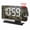 Black, variant on ANXPTIME Projection Alarm Clock,Projection Clock for Bedroom Ceiling,Projector Clock