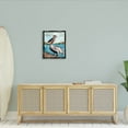 thumbnail image 2 of Nautical Pelican Bird Beak Animals & Insects Painting Jet Black Framed Art Print Wall Art, 2 of 6